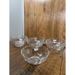 Lot 7 Vintage Arcoroc Arcade Bengale 4" Diameter Custard Cups Dessert Bowls